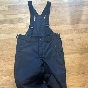 Obermeyer Surface Full-Zip Suspender Pant, Boys 14-16, Black